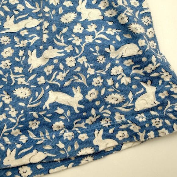 Baby Boden Smocked Blue Bunnies Dress - Picture 2 of 5